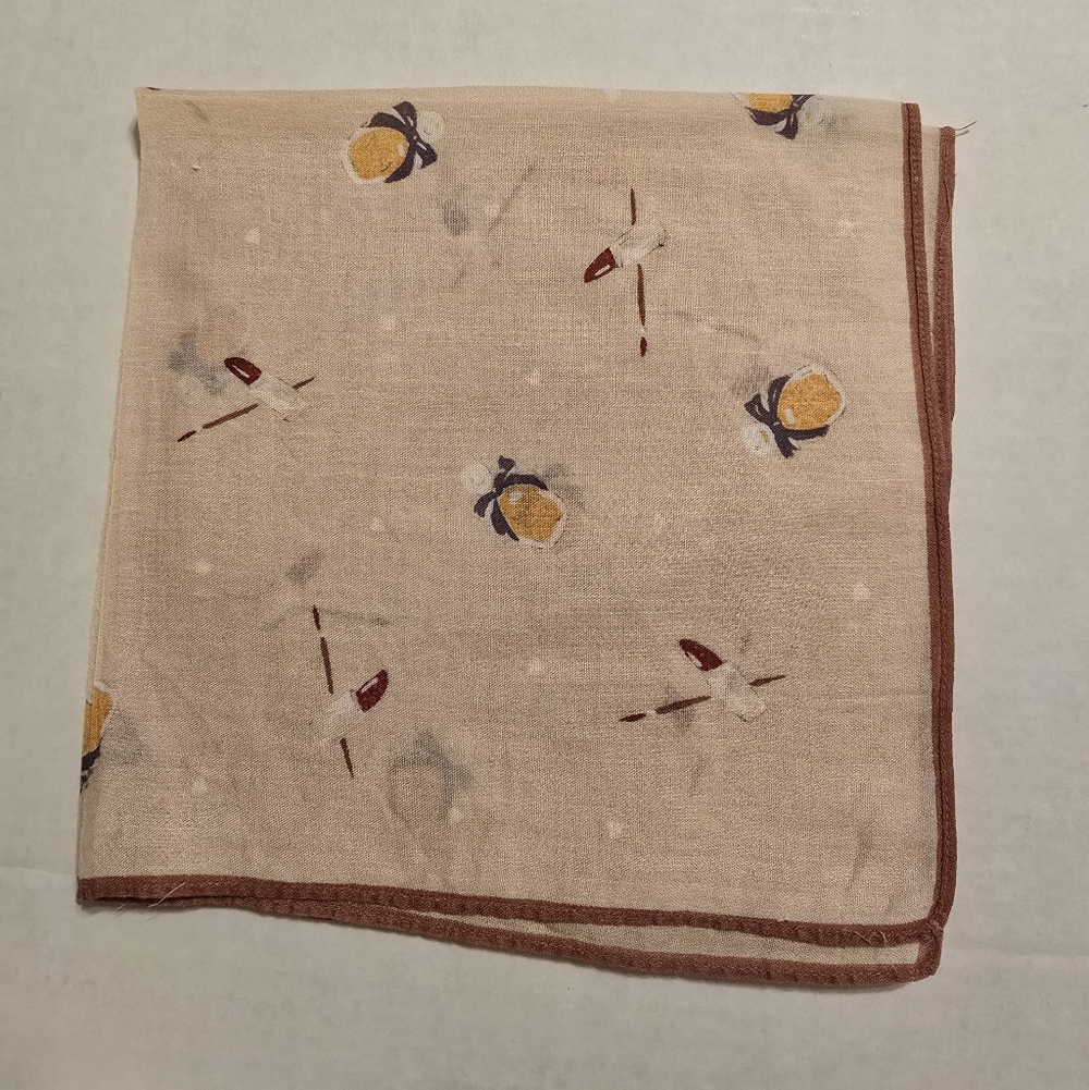 Vintage Janine Koy Pocket Square/Scarf